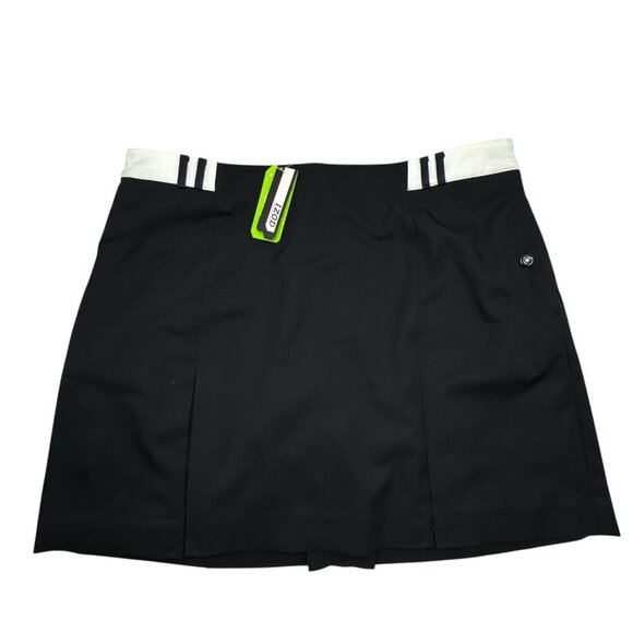 NWT Izod Cool FX Black White Pink Golf Active Skort Skirt Short Women’s Size 16 - Picture 1 of 16